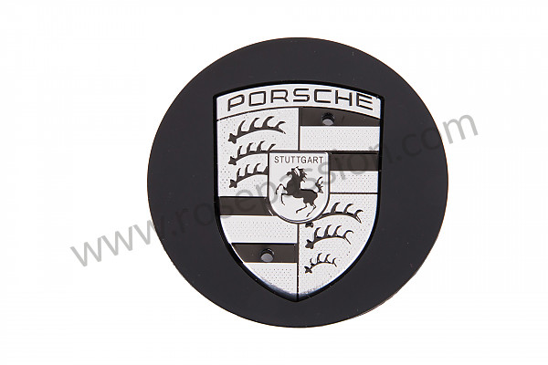 P258601 - Emblem-radkappensatz für original-fuchsfelge 17 - 18 -19 zoll schwarz für Porsche Cayman / 987C • 2008 • Cayman s 3.4 • 6-gang-handschaltgetriebe
