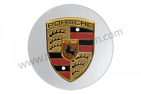 P258602 - Emblem-radkappensatz für original-fuchsfelge 17 - 18 -19 zoll silbern für Porsche 996 Turbo / 996T / 911 Turbo / GT2 • 2001 • 996 turbo gt2 • Coupe • 6-gang-handschaltgetriebe