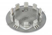 P258602 - Kit emblema de rueda para llanta fuchs origen 17 - 18 -19 pulgadas plata para Porsche Cayman / 987C2 • 2012 • Cayman r • Caja manual de 6 velocidades