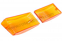 P258604 - Orange front indicator glass for Porsche 944 • 1985 • 944 2.5 serie 2 • Coupe • Manual gearbox, 5 speed