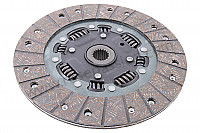 P258607 - High-friction clutch disc / extended service life / 6 springs / high quality  for Porsche 911 G • 1974 • 2.7 carrera • Targa • Manual gearbox, 5 speed