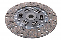 P258608 - High-friction clutch disc / extended service life / 6 springs / high quality  for Porsche 911 Turbo / 911T / GT2 / 965 • 1986 • 3.3 turbo • Coupe • Manual gearbox, 4 speed