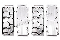 P258618 - Reinforced aluminium lower rocker box cover kit set of 2 + 2 gaskets for Porsche 911 G • 1976 • 3.0 carrera • Coupe • Automatic gearbox