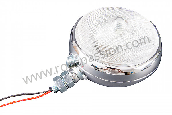 P258634 - Round chrome plated fog lamp / white marchal type lens for Porsche 914 • 1971 • 914 / 4 1.7 • Manual gearbox, 5 speed