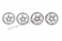 P258643 - Kit 4 cup 1 type rims 17 inch x 7.5 + 9  for Porsche 964 / 911 Carrera 2/4 • 1993 • 964 carrera 4 • Coupe • Manual gearbox, 5 speed