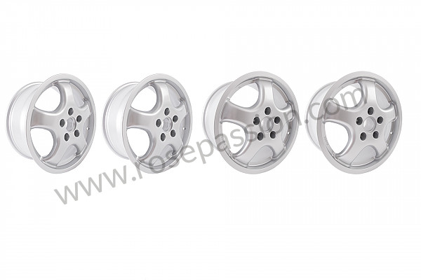 P258643 - Kit 4 cup 1 type rims 17 inch x 7.5 + 9  for Porsche 968 • 1993 • 968 • Coupe • Automatic gearbox