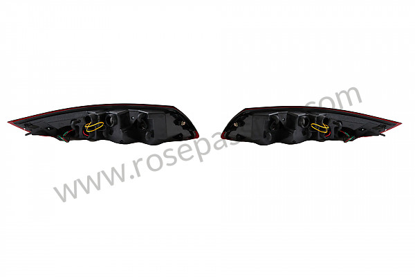 P261754 - Kit clignotant arrière rouge et noir à LED la paire pour Porsche 