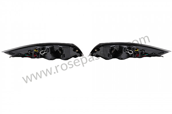 P261760 - Kit de indicador de mudança de direção traseiro fumado preto em led para Porsche 997-1 / 911 Carrera • 2007 • 997 c4s • Coupe • Caixa automática