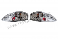 P261761 - Chrome plated rear indicator kit with led (pair) for Porsche Boxster / 986 • 1999 • Boxster 2.5 • Cabrio • Automatic gearbox