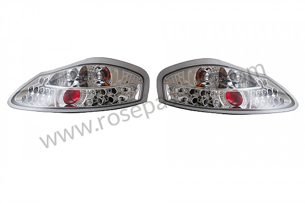 P261761 - Chrome plated rear indicator kit with led (pair) for Porsche Boxster / 986 • 2001 • Boxster 2.7 • Cabrio • Manual gearbox, 5 speed