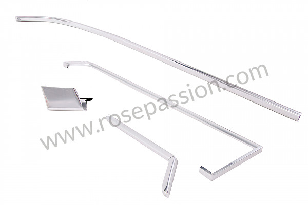P261764 - Chrome strip kit for parcel tray for Porsche 912 • 1969 • 912 1.6 • Targa • Manual gearbox, 4 speed