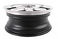 P262944 - 6 x15 spoked black and polished rim like the early 911 with tuv homologation (et 36) for Porsche 911 Classic • 1972 • 2.4s • Targa • Manual gearbox, 4 speed