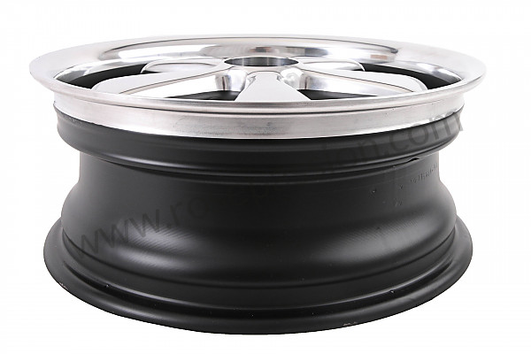 P262944 - 6 x15 spoked black and polished rim like the early 911 with tuv homologation (et 36) for Porsche 911 Classic • 1969 • 2.0e • Coupe • Automatic gearbox