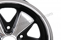 P262944 - 6 x15 spoked black and polished rim like the early 911 with tuv homologation (et 36) for Porsche 911 G • 1974 • 2.7 carrera • Targa • Manual gearbox, 5 speed
