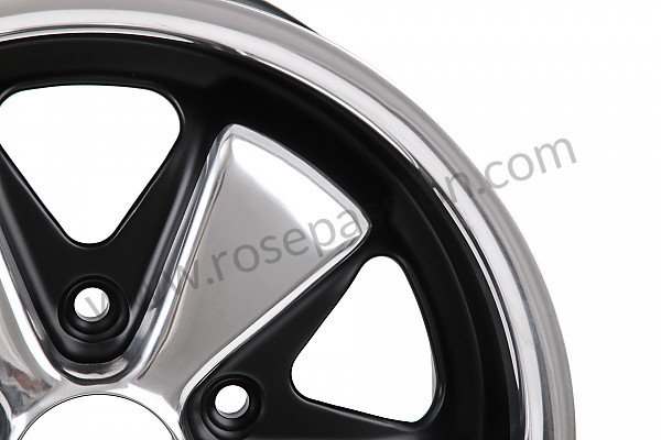P262944 - 6 x15 spoked black and polished rim like the early 911 with tuv homologation (et 36) for Porsche 912 • 1968 • 912 1.6 • Coupe • Manual gearbox, 5 speed