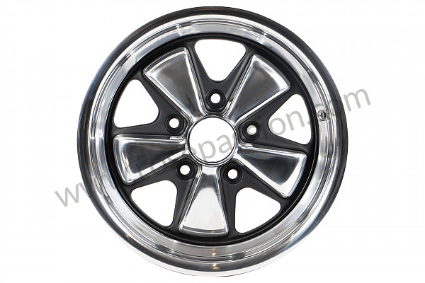 P262945 - 7 x15 spoked black and polished rim like the early 911 with tuv homologation (et 23.3) for Porsche 911 Turbo / 911T / GT2 / 965 • 1981 • 3.3 turbo • Coupe • Manual gearbox, 4 speed