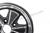 P262945 - 7 x15 spoked black and polished rim like the early 911 with tuv homologation (et 23.3) for Porsche 911 Classic • 1968 • 2.0l • Coupe • Automatic gearbox