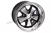 P262946 - 8 x15 spoked black and polished rim like the early 911 with tuv homologation (et 10.6) for Porsche 911 Turbo / 911T / GT2 / 965 • 1986 • 3.3 turbo • Coupe • Manual gearbox, 4 speed