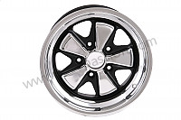 P262946 - 8 x15 spoked black and polished rim like the early 911 with tuv homologation (et 10.6) for Porsche 911 G • 1987 • 3.2 g50 • Cabrio • Manual gearbox, 5 speed