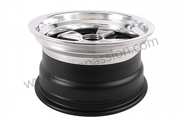 P262946 - 8 x15 spoked black and polished rim like the early 911 with tuv homologation (et 10.6) for Porsche 911 G • 1976 • 3.0 carrera • Targa • Manual gearbox, 4 speed