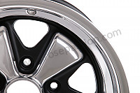 P262948 - 9 x15 spoked black and polished rim like the early 911 with tuv homologation (et 15) for Porsche 911 G • 1977 • 3.0 carrera • Targa • Manual gearbox, 4 speed