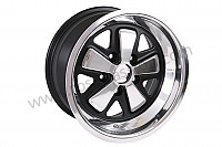 P262951 - 8 x16 spoked black and polished rim like the early 911 with tuv homologation (et 10.6) for Porsche 911 Turbo / 911T / GT2 / 965 • 1986 • 3.3 turbo • Coupe • Manual gearbox, 4 speed