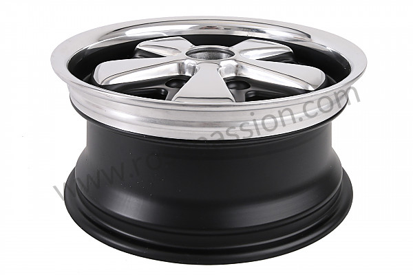P264881 - 7 x 15 spoked black and polished rim like the early 911 with tuv homologation  for Porsche 911 Classic • 1972 • 2.4t • Targa • Automatic gearbox