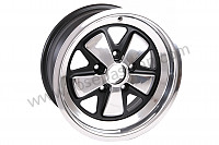 P264884 - 7 x16 spoked black and polished rim like the early 911 with tuv homologation (et 23.3) for Porsche 911 G • 1986 • 3.2 • Cabrio • Manual gearbox, 5 speed