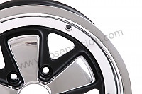 P264884 - 7 x16 spoked black and polished rim like the early 911 with tuv homologation (et 23.3) for Porsche 911 G • 1984 • 3.2 • Coupe • Manual gearbox, 5 speed