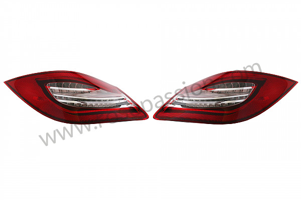 P266661 - Kit knipperlicht wit / rood met led stijl 981 gts voor Porsche Cayman / 987C2 • 2009 • Cayman s 3.4 • Manuele bak 6 versnellingen