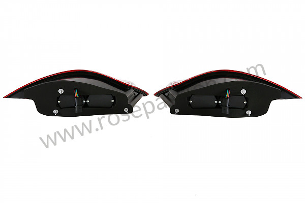 P266661 - White / red rear indicator kit with led type 981 gts for Porsche Boxster / 987-2 • 2009 • Boxster 2.9 • Cabrio • Pdk gearbox