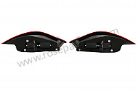 P266661 - White / red rear indicator kit with led type 981 gts for Porsche Boxster / 987-2 • 2010 • Boxster 2.9 • Cabrio • Pdk gearbox