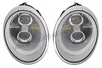 P266662 - 991 turbo look front headlight kit with circle of leds around the headlight for Porsche 997-1 / 911 Carrera • 2008 • 997 c4s • Cabrio • Automatic gearbox