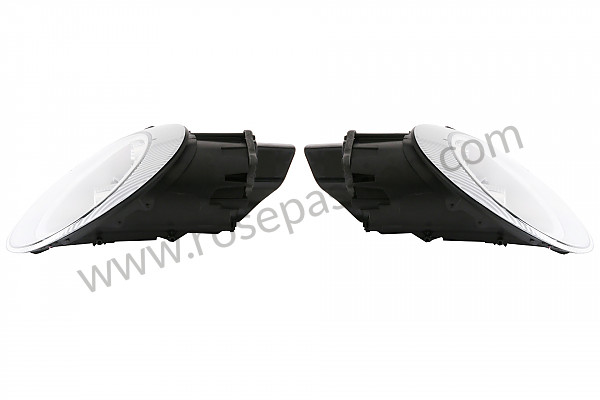P266662 - Kit koplamp vooraan look 991 turbo met ledstrook rondom volledige lamp voor Porsche 997-1 / 911 Carrera • 2007 • 997 c4s • Targa • Automatische versnellingsbak