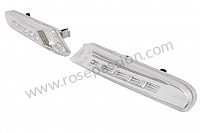 P266663 - Kit clignotant latéral LED lumière clair pour Porsche Boxster / 986 • 2004 • Boxster s 3.2 • Cabrio • Boite manuelle 6 vitesses