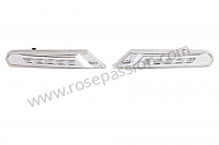 P266663 - Kit lampeggiante laterale led luce trasparente per Porsche 996 / 911 Carrera • 2005 • 996 carrera 2 • Cabrio • Cambio auto