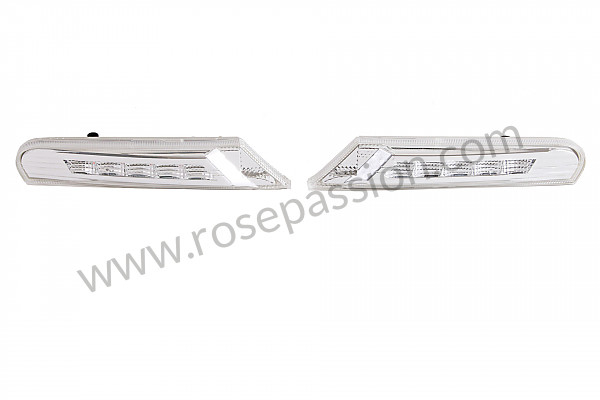 P266663 - Lateral indicator with led, white light for Porsche Boxster / 986 • 1998 • Boxster 2.5 • Cabrio • Automatic gearbox