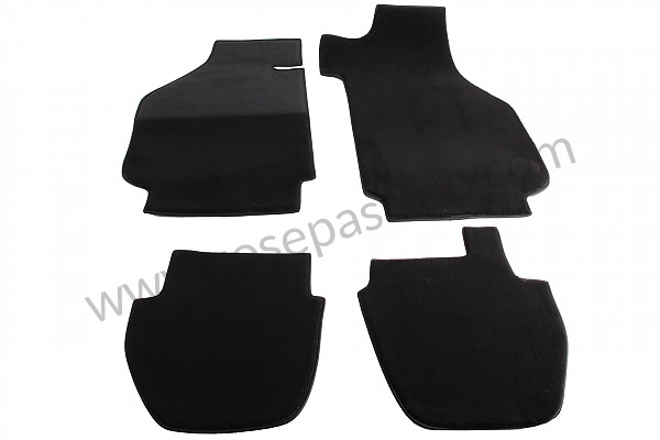 P266681 - Very high quality floor mats (as manufactured at the time) for Porsche 911 Turbo / 911T / GT2 / 965 • 1989 • 3.3 turbo • Cabrio • Manual gearbox, 5 speed
