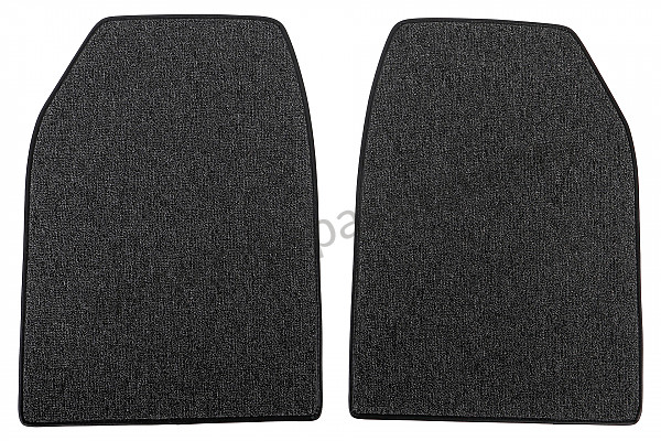 P269028 - Very high quality floor mats (as manufactured at the time) for Porsche 912 • 1968 • 912 1.6 • Coupe • Manual gearbox, 5 speed