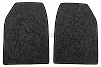 P269028 - Very high quality floor mats (as manufactured at the time) for Porsche 911 Classic • 1968 • 2.0t • Coupe • Manual gearbox, 4 speed