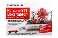 P269042 - Maquete de motor 911 à escala 1 / 4 com 290 peças (o motor funciona, tem som e luz) para Porsche 