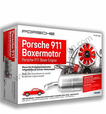 P269042 - Moteur 911 échelle 1 / 4 en 290 pièces en maquette ( le moteur tourne et son et lumière) pour Porsche 