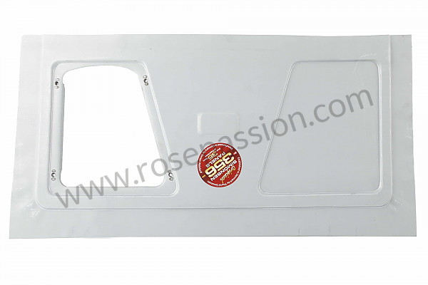 P270104 - Chapa de maletero delantero con placa de chasis para Porsche 356a • 1955 • 1300 s (589 / 2) • Speedster a t1 • Caja manual de 4 velocidades