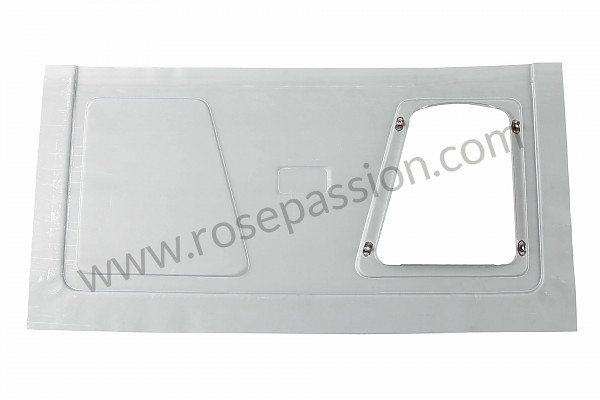 P270104 - Front luggage compartment panel with chassis plate for Porsche 356a • 1955 • 1500 carrera gt (547 / 1) • Speedster a t1 • Manual gearbox, 4 speed
