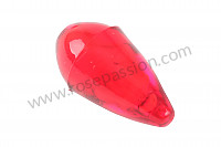 P270674 - Red hirschmann aerial tip for Porsche 356a • 1956 • 1300 (506 / 2) • Coupe a t1 • Manual gearbox, 4 speed