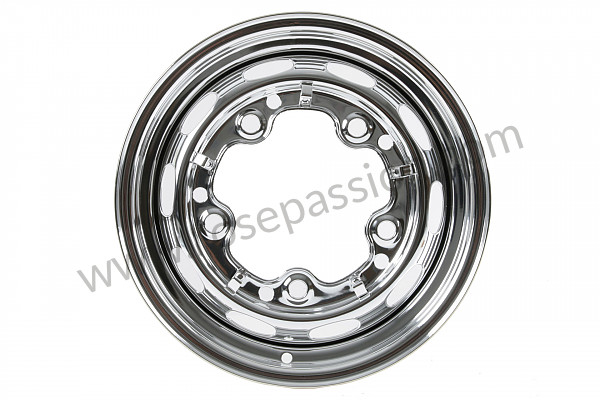 P405172 - PERFORATED DISC WHEEL  CHROME for Porsche 356B T6 • 1962 • 1600 s (616 / 12 t6) • Coupe karmann b t6 • Manual gearbox, 4 speed