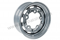 P405173 - PERFORATED DISC WHEEL  PRIME COATED for Porsche 356 pré-a • 1953 • 1300 s (589) • Coupe pré a • Manual gearbox, 4 speed