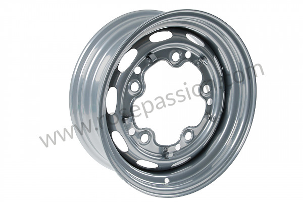 P405173 - PERFORATED DISC WHEEL  PRIME COATED for Porsche 356a • 1959 • 1600 (616 / 1 t2) • Cabrio a t2 • Manual gearbox, 4 speed