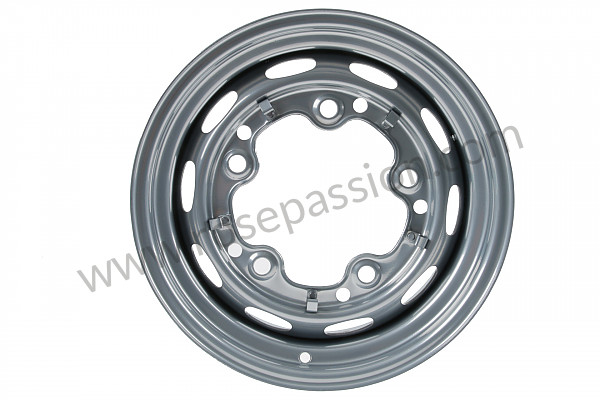 P405173 - PERFORATED DISC WHEEL  PRIME COATED for Porsche 356B T6 • 1961 • 1600 super 90 (616 / 7 t6) • Coupe reutter b t6 • Manual gearbox, 4 speed