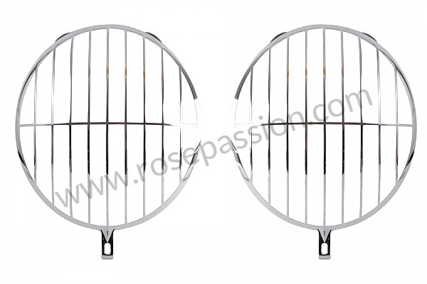P405177 - HEADLIGHT GRILLE 356 - PAIR for Porsche 356B T6 • 1963 • 1600 s (616 / 12 t6) • Coupe reutter b t6 • Manual gearbox, 4 speed